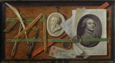 トロンプ・ルイユ、1785 作： Dominique Doncre